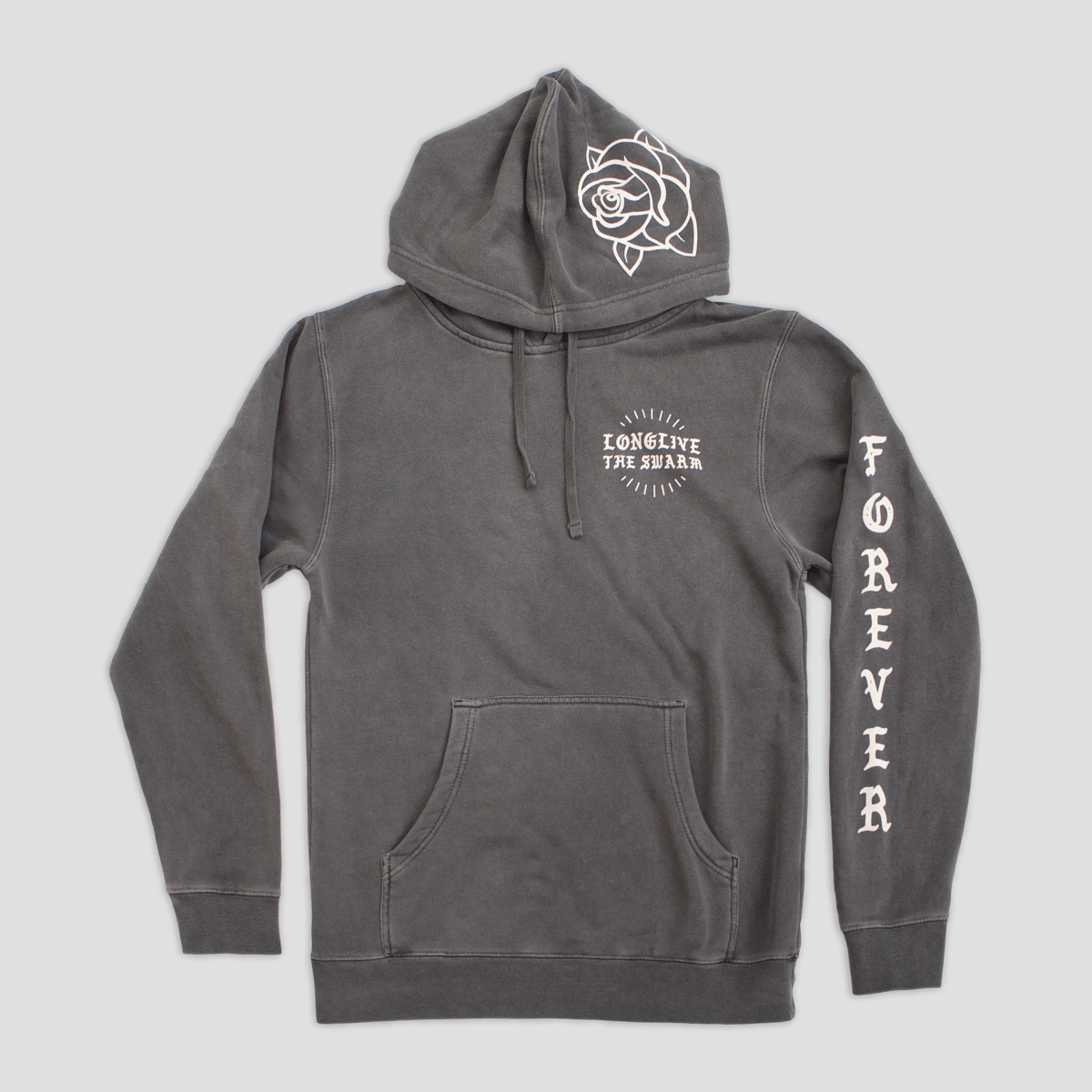 予約販売】本 avalone PIGMENT BLACK Dyed DYDE 2045 Black HOODIE